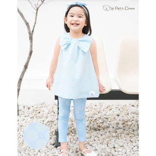 เสื้อ+เลกกิ้ง Le Petit Pumm สีฟ้า ไซส์ 14y /6y by CHA-LOM มือสอง เหมือนใหม่ สภาพ95% ไม่มีตำหนิ รูปถ่ายจากสินค้าจริง