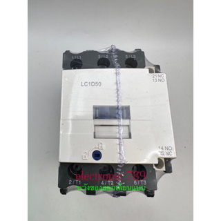 แมกเนติก คอนแทคเตอร์ รุ่น LC1 D50  80A  Coil 220V,380V Magnetic Contacter  📌สินค้ามาตรฐานแท้   📌ราคายังไมารวม vat