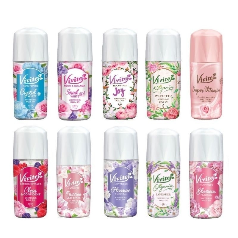วีไวต์ Vivite Rollon โรออน โรออนวีไวต์ ระงับกลิ่นกาย ขนาด 20-25 ml ...