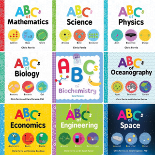 [✅หนังสือเด็ก] Baby University ABCs of Economics Engineering Mathematics Physics Science for babies abc STEM Board Book
