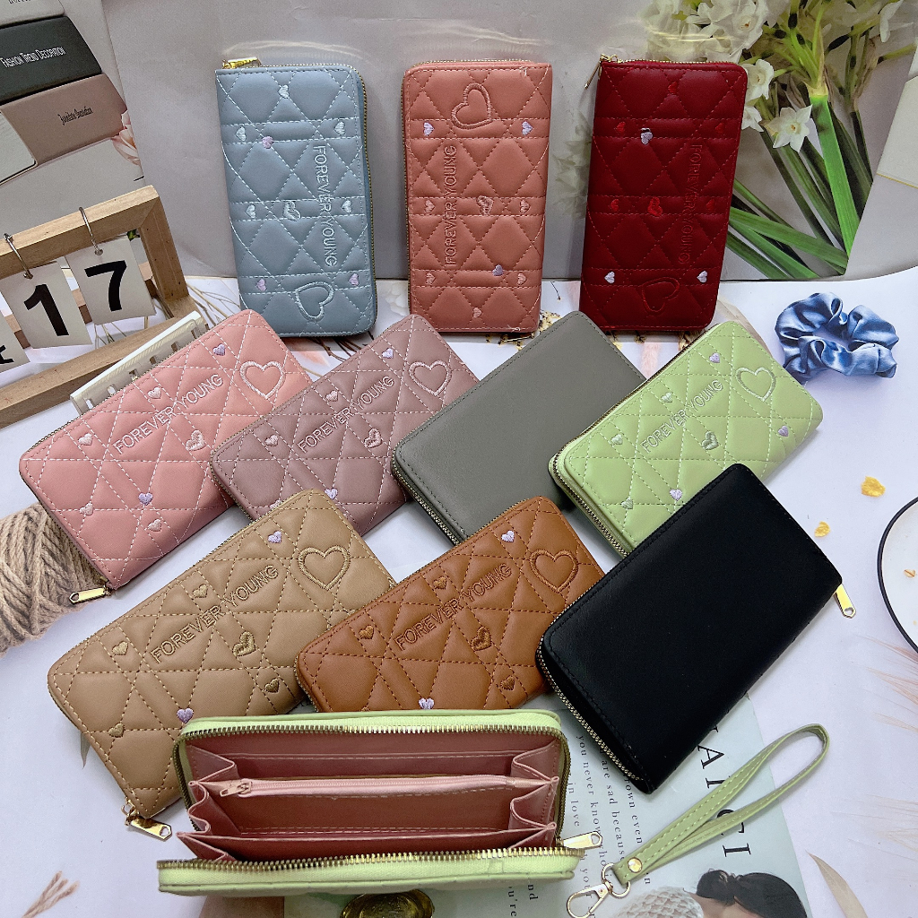 lbi-8966-กระเป๋าสตางค์-กระเป๋าสตางค์ผู้หญิงกระเป๋าสตางค์ใบยาว-มีสายของมือทุกใบค่ะกระเป๋าใส่โทรศัพท
