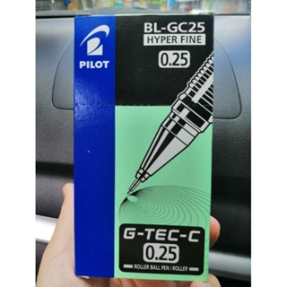 Pilot G-TEC-C 0.25 ปากกาลูกลื่น สีน้ำเงิน &amp;​ไส้ปากกา สีน้ำเงิน 0.30 พร้อมส่ง🖋️