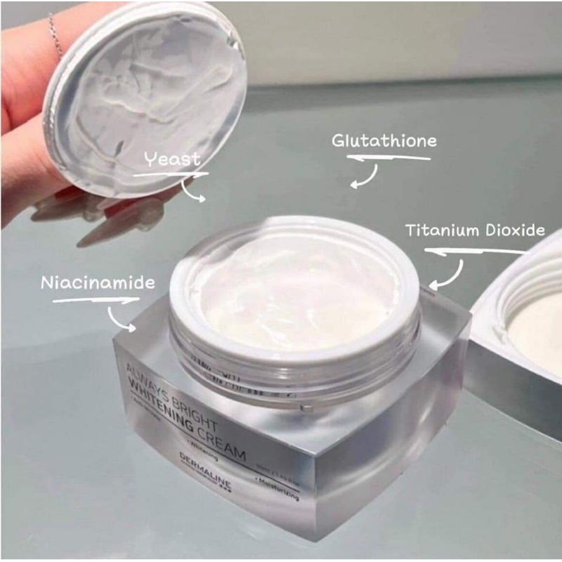 Dermaline always bright whitening cream50ml
