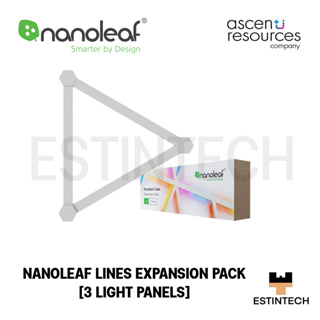 Light (ระบบไฟ) NANOLEAF Lines Expansion Pack (3 Light Panels) ของใหม่ประกัน 2ปี