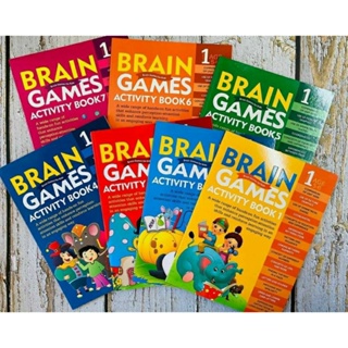 แบบฝึกหัดฝึกเชาว์ Brain Games Activity Book Level 1 แบบฝึกหัดเด็กอนุบาล Vanda learning
