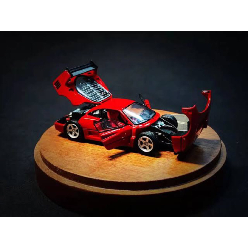 round-base-special-edition-1-64-pgm-model-ferrari-f40-red-round-base-special-edition