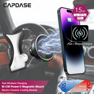 Capdase M-Cm Power Ii อุปกรณ์เมาท์ขาตั้งแม่เหล็กไร้สาย Dsh Base-Gla2 สําหรับ Benz A Cla Gla (2013-2018)