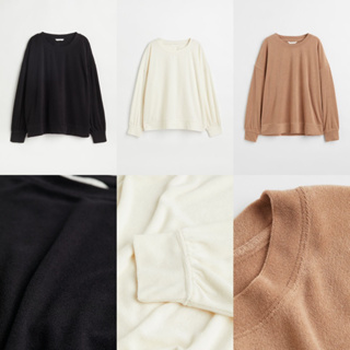 H&M sweater ทรงoversize ไซส์ใหญ่ใส่สบาย E1074-E1076