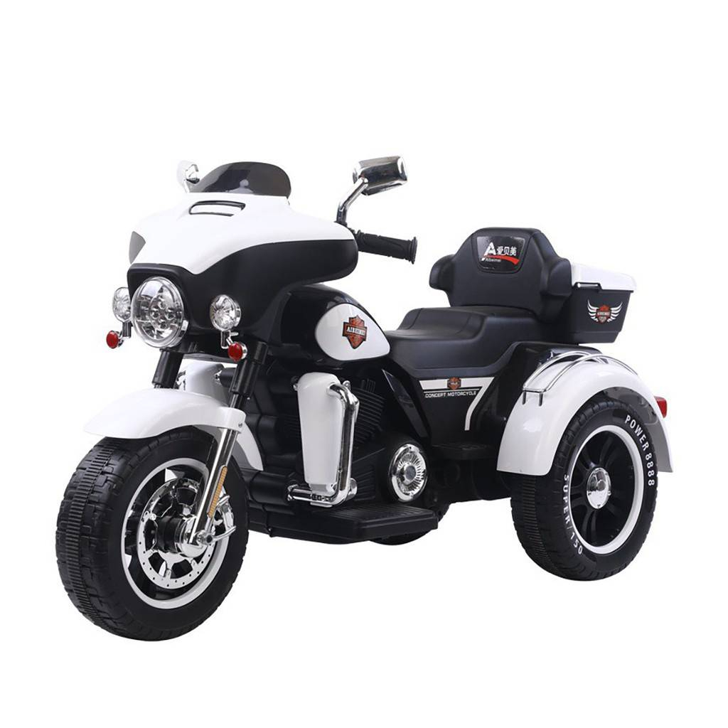 รถแบตเตอรี่เด็ก-มอเตอร์ไซค์-โมเดลฮาเล่ย์-เดวิดสัน-harley-davidson-รถแบตตำรวจ-ขนาดใหญ่-รถเด็กเล่น-2-มอเตอร์