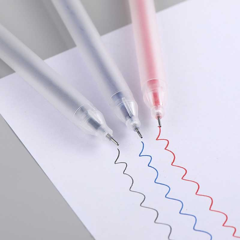 ปากกาสไตล์-muji-0-5-mm-ปากกาเจล-สีน้ำเงิน-ดำ-แดง-แนวมินิมอล-ใช้เป็นเครื่องเขียน-เครื่องใช้สำนักงาน-พร้อมส่งจากไทย-st-1