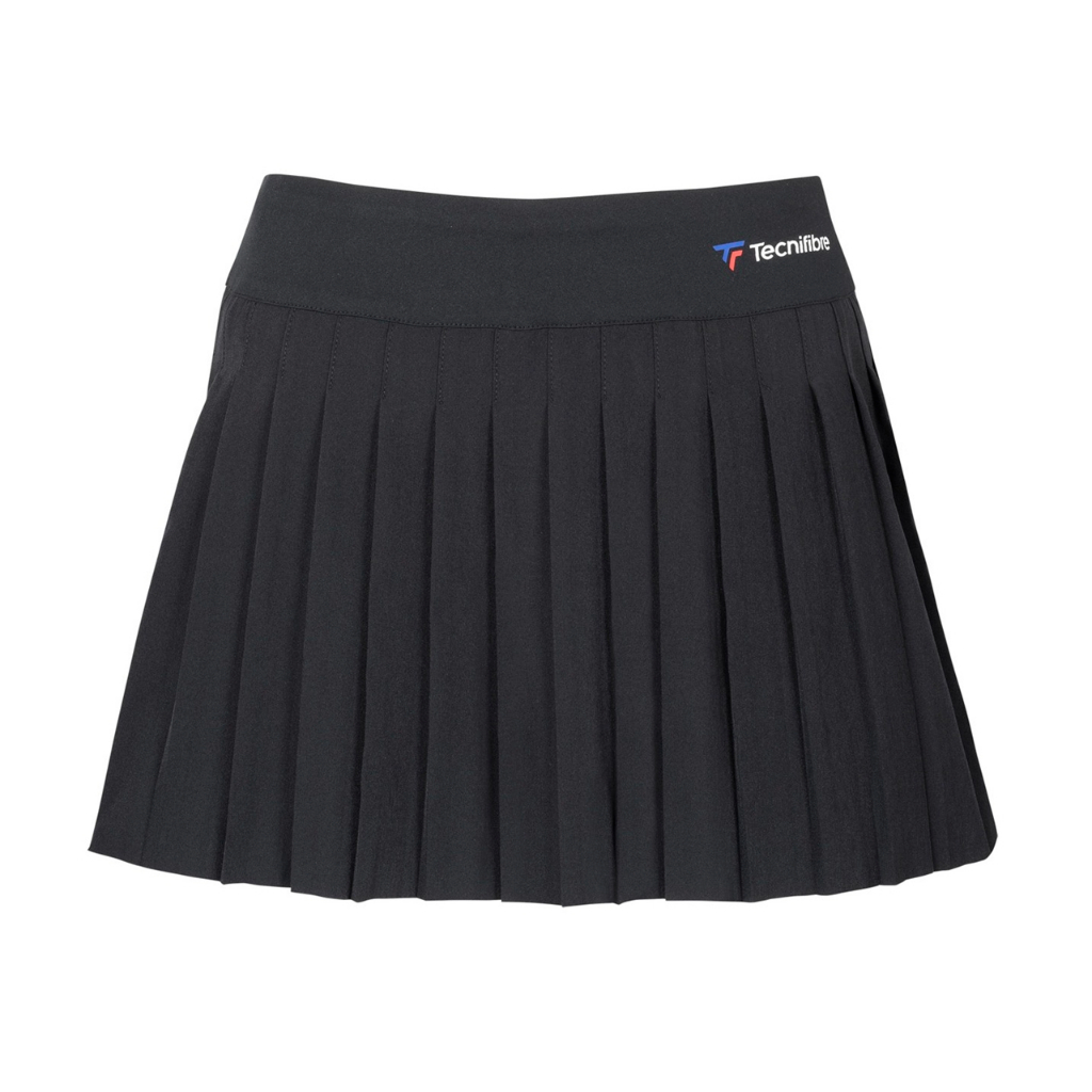 tecnifibre-กระโปรงเทนนิสผู้หญิง-lady-skirt-black-23laskbk0