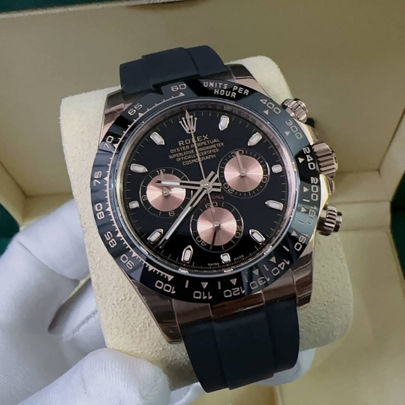 นาฬิกา-rolex-daytona-swiss-1-1-โรงงาน-bt-v3-เครื่อง-4130-เหมือนแท้ที่สุดครับ-ใส่สลับแท้ได้เลย