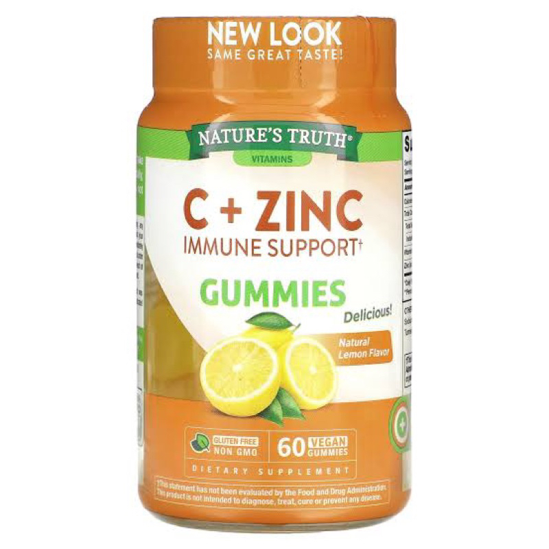 Nature's Truth Vitamin C + Manuka Honey + Zinc 60 gummies Shopee Thailand