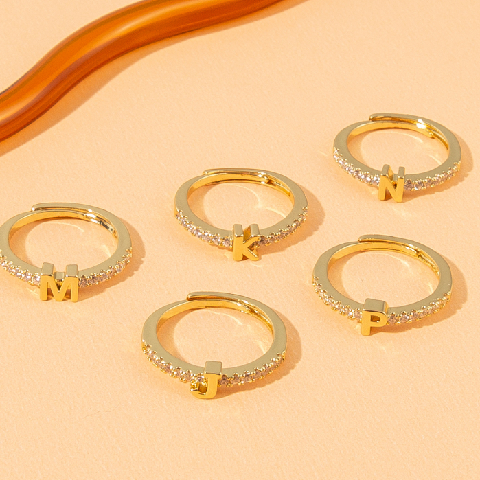 Lapaire l Mine ring [ Alphanet series ] แหวน แหวนตัวอักษร | Shopee Thailand
