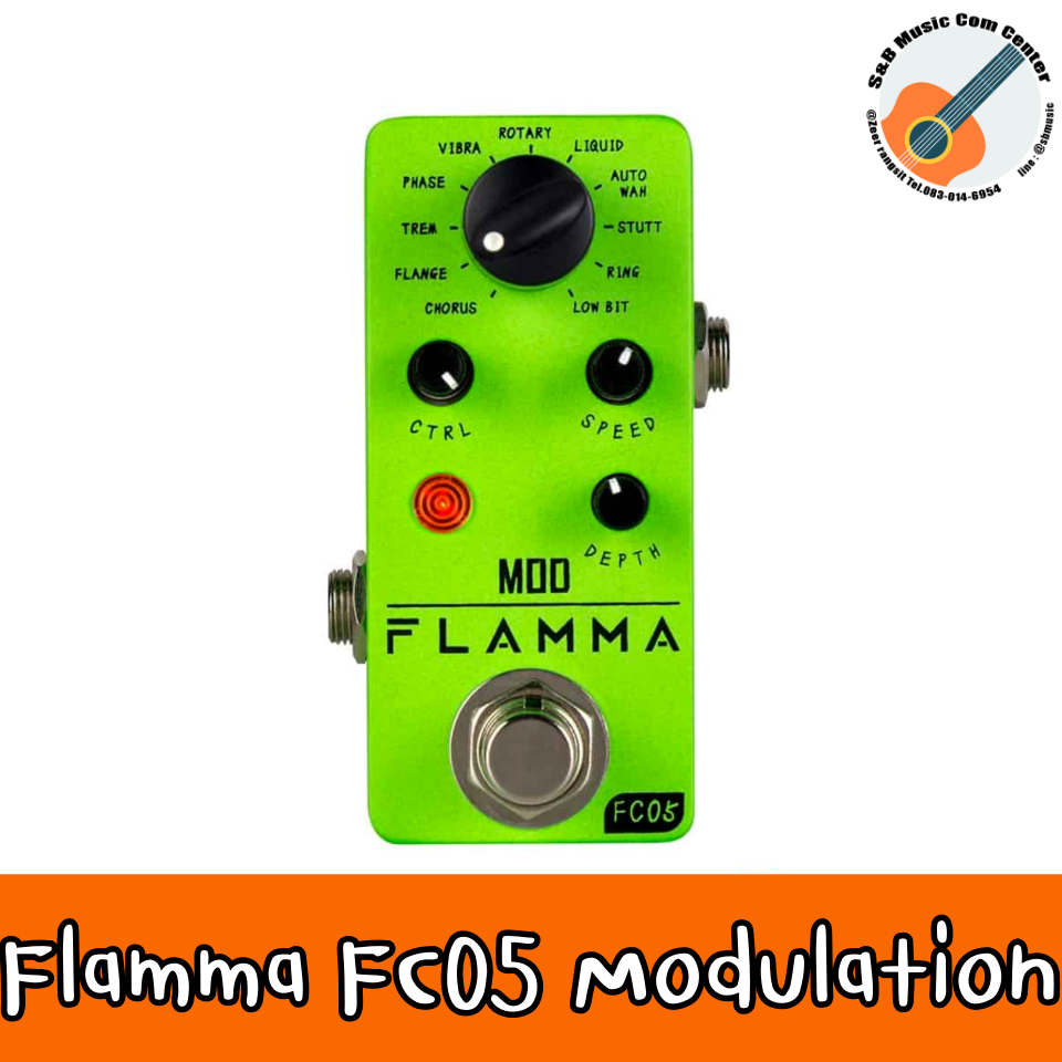 เอฟเฟคกีตาร์ Flamma FC05 Modulation Effects Pedal | Shopee Thailand