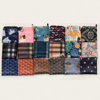 สินค้า กระเป๋าผ้าพับได้ใบสี่เหลี่ยม ถุงผ้าลดโลกร้อน