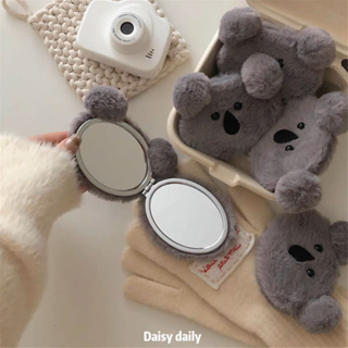 พร้อมส่ง🍑 กระจก หมีโคอาล่า Koala กระจกพกพา กระจกน่ารัก กระจกสองด้าน กระจกน้องหมี Pocket Mirror กระจกแต่งหน้า