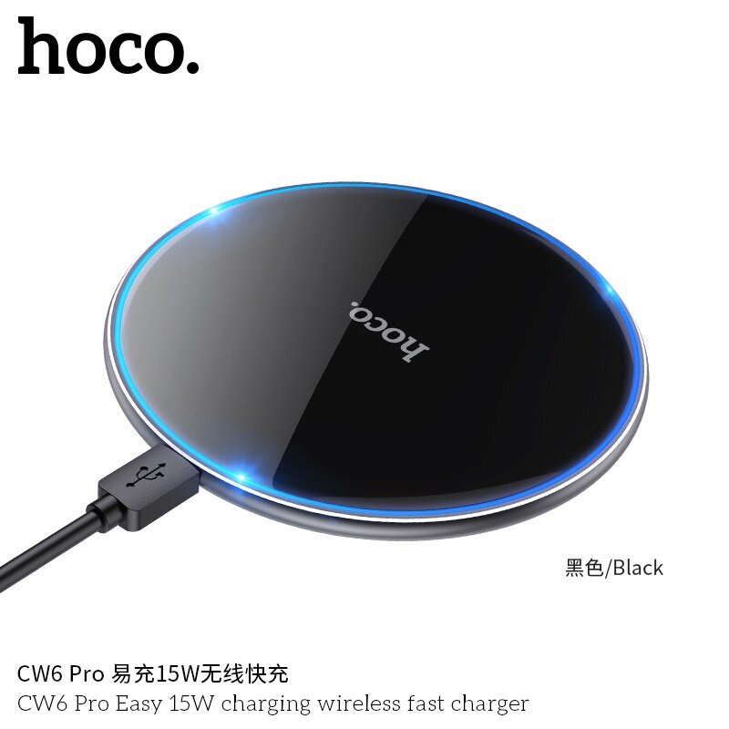 hoco-รุ่น-cw6-pro-ที่ชาร์จไร้สาย-quick-wireless-charger-15w-แท่นชาร์จไร้สาย-ชาร์จเร็ว-แท้พร้อมส่ง-140266