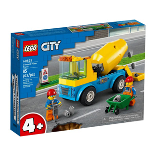 LEGO® City 60325 Cement Mixer Truck : เลโก้ของใหม่ ของแท้ 💯% พร้อมส่ง