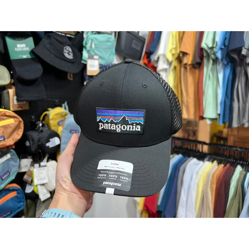 ของแท้-patagonia-p-6-logo-lopro-trucker-hat