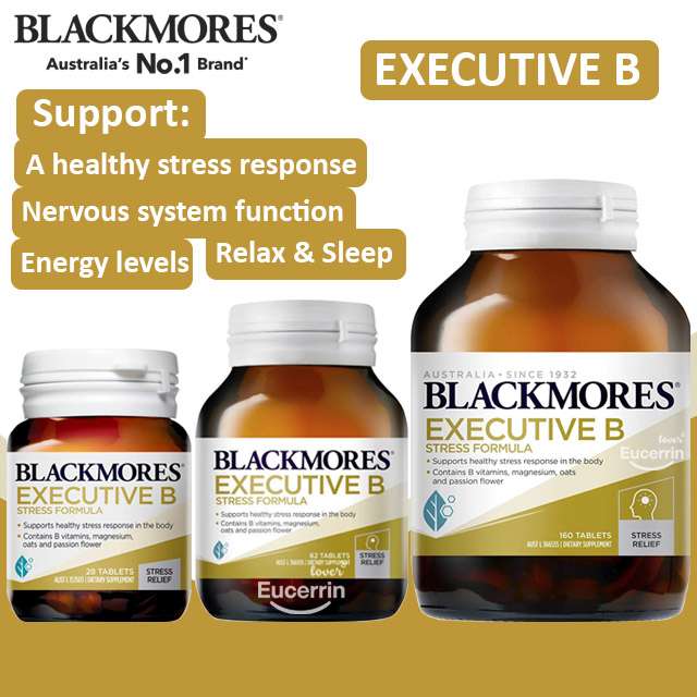 Blackmores Executive B Vitamin B Stress Support 160 Tablets Shopee