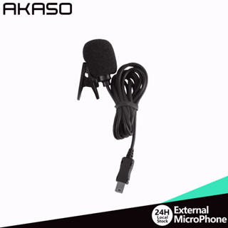 ไมโครโฟนภายนอก AKASO สำหรับกล้อง Action Camera