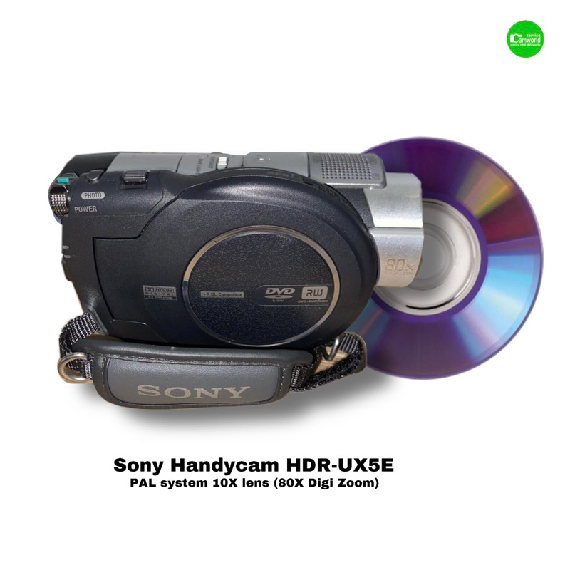 sony-handycam-hdr-ux5-full-hd-hi-end-camcorder-กล้องวีดีโอแบบใช้แผ่น-dvd-4mega-camera-slot-card-mem-มือสองคุณภาพประกัน