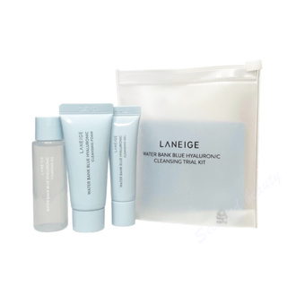 Laneige Water Bank Blue Hyaluronic Cleansing Trial Kit 3 Items