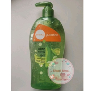 Guardian​ Aloe​ ​vera​ gel ว่านหางจรเข้บริสุทธิ์  ขวดปั๊มขนาด 500 Ml.