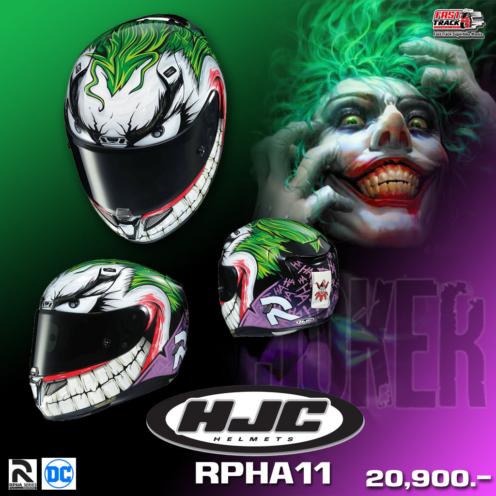 HJC HELMET หมวกกันน็อค รุ่น RPHA11 ลาย Joker Limited Edition Shopee