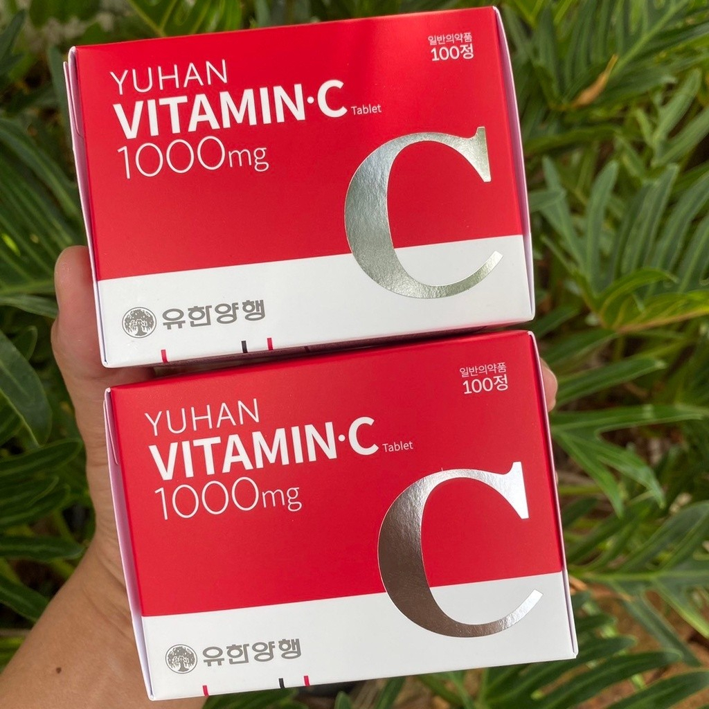 วิตามินซี-ยูฮัน-yuhan-vitamin-c-1000mg-cd-วิตามินซีพี่จุน-วิตามินซีเกาหลี-ของแท้-วิตามิน-c-amp-d-2in1