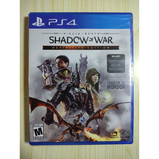 (มือ1) PS4​ -​ Shadow of war Definitive edition​ (Z.all)​(2 disc)