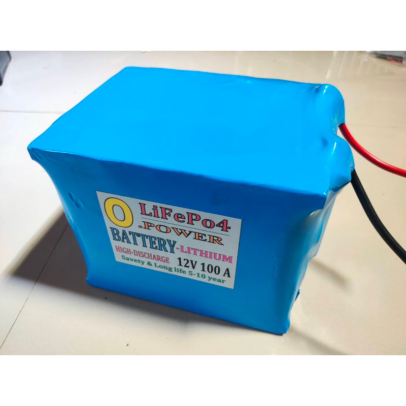 แบตเตอรี่-12v-100แอมป์-ลิเธียมฟอสเฟต-lithium-battery-lifepo4