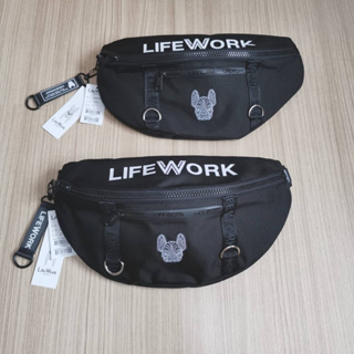 ของแท้💯 LifeWork Patch Zip Closure Hipsack Belt Bag