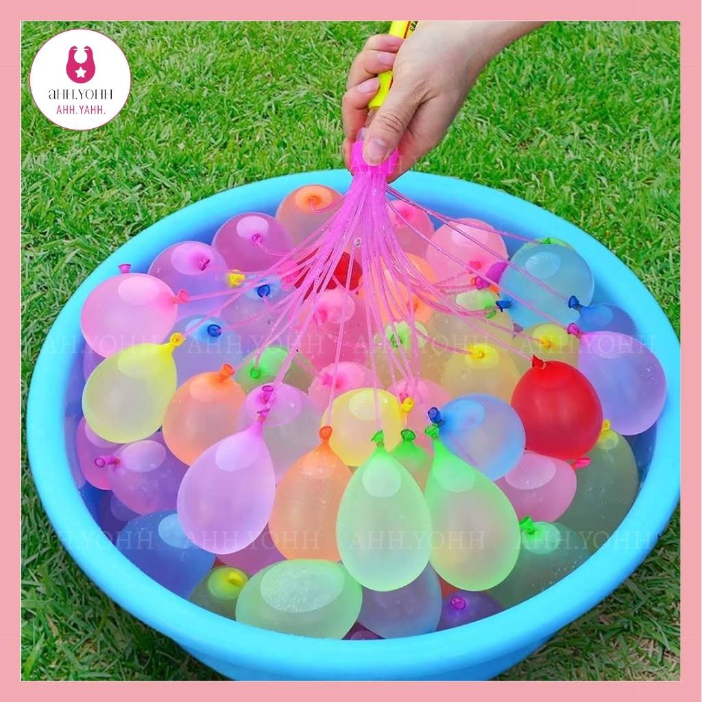 ahh-yohh-ลูกโป่งน้ำ-water-balloon-ถูกที่สุด-happy-baby-1-แพค-มี-37-ลูก-ของเล่นเด็ก-เล่นในห้องน้ำ-เล่นหน้าร้อน-ได้ทุกวัย