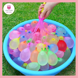 AHH.YOHH ลูกโป่งน้ำ water balloon ถูกที่สุด happy baby 1 แพค มี 37 ลูก ของเล่นเด็ก เล่นในห้องน้ำ เล่นหน้าร้อน ได้ทุกวัย