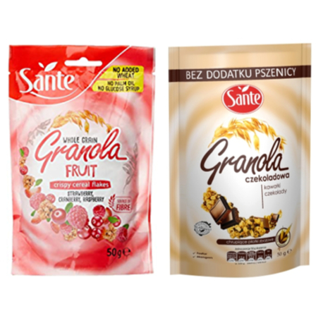 กราโนล่า อาหารเช้าธัญพืช ซีเรียลลดน้ำหนัก (ซานเต้) Granola Sante 50 กรัม |  Shopee Thailand