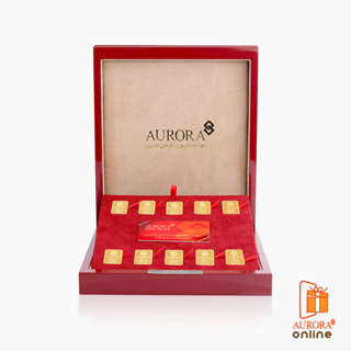 Khongkwan by Aurora กล่องใส่ทองแผ่น 1 บาท 10 แท่ง *เฉพาะกล่อง ไม่รวมสินค้า*