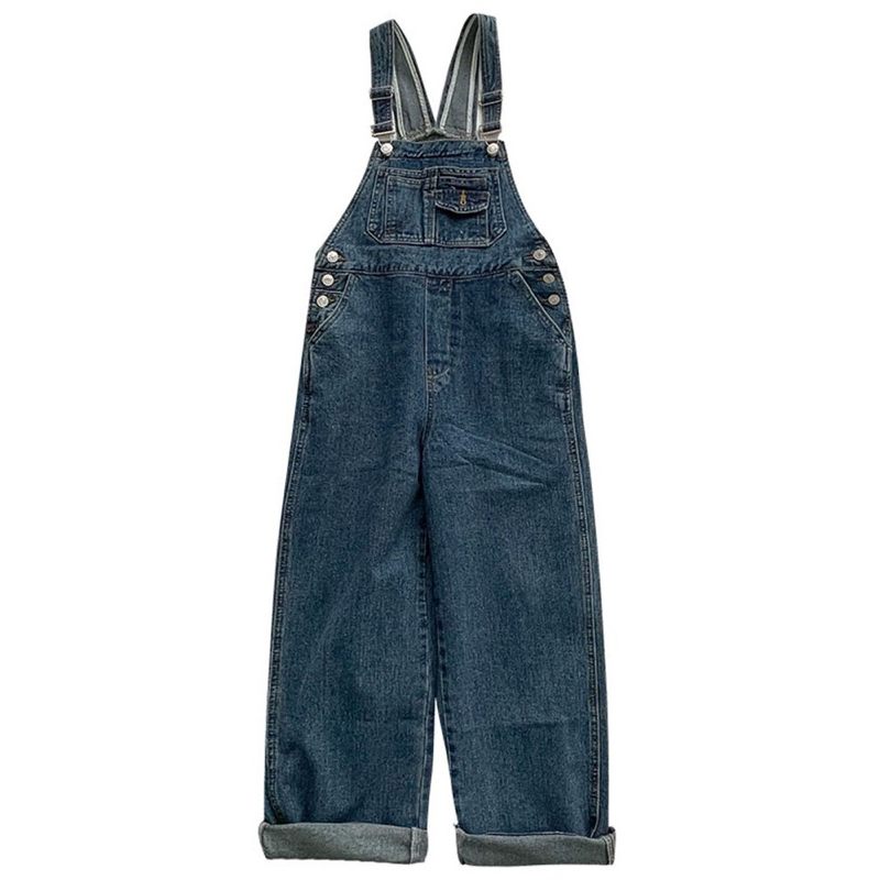 many-jeans-overalls-เอี๊ยมกางเกงยีนส์ขายาว-สียีนส์พร้อมส่ง