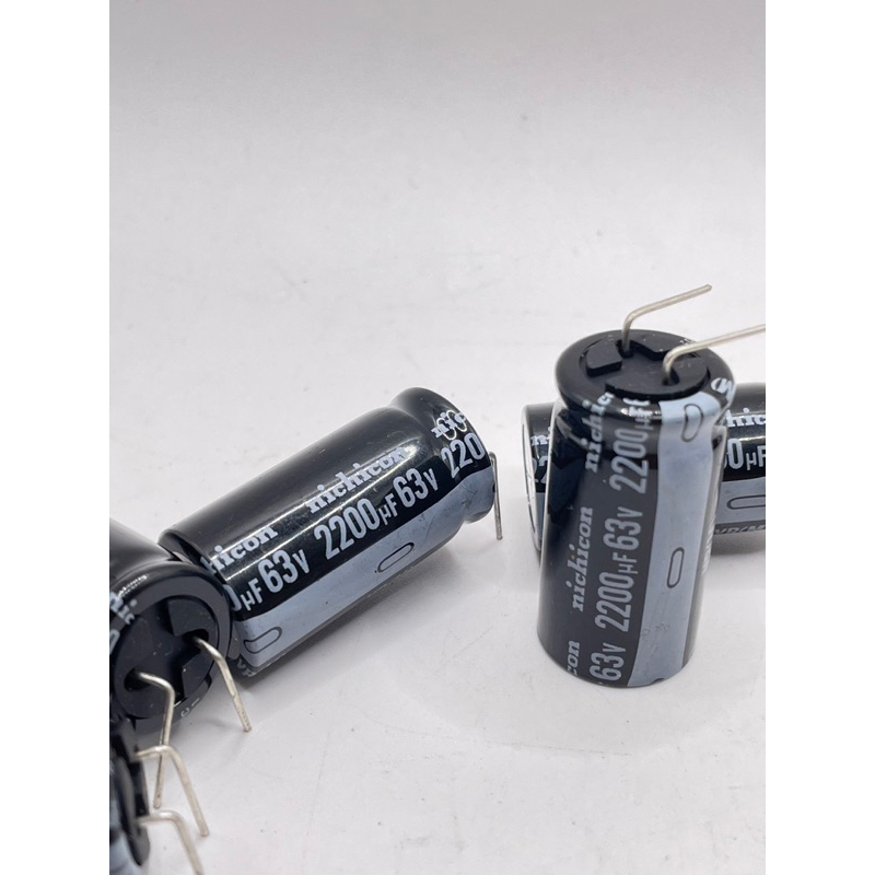 2200uf63v-อลูมิเนียม-ตัวเก็บประจุ-electrolytic-capacitor-ขา2ขา-ของใหม่