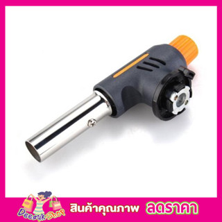 หัวพ่นไฟ หัวพ่นแก๊ส ไฟแช็คแก๊ส KQVEA MULTI PURPOSE TORCH รุ่น TKT-9607 หัวเชื่อมแก๊สกระป๋อง หัวพ่นไฟจุดเตาถ่าน T0009