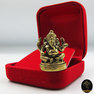 Ananta Ganesh ® พระพิฆเนศ ประทานทรัพย์ (เน้นเรียกคนเข้าร้าน ค้าขาย โชคลาภ เงิน ทอง) ขนาด 1" ฟรีกล่อง Ongs14 Ongs