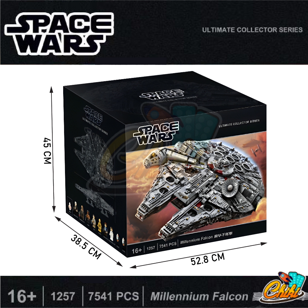 ชุดตัวต่อ-ยานมิลเลนเนี่ยม-ฟาลค่อน-millenniumfalcon-สตาร์วอร์-จำนวน-8-445-ชิ้น