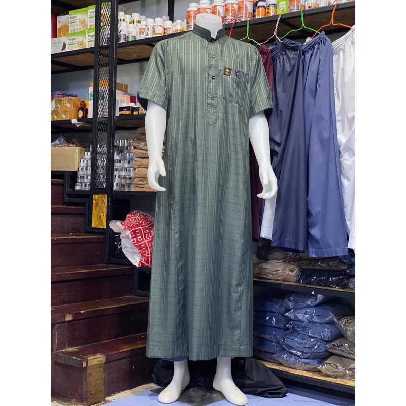 ภาพหน้าปกสินค้าเสื้อมุสลิมชาย มาใหม่แขนสั่น จากร้าน lukmanstshop บน Shopee