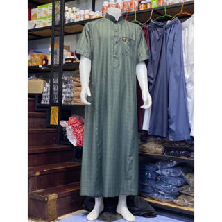 ภาพขนาดย่อของภาพหน้าปกสินค้าเสื้อมุสลิมชาย มาใหม่แขนสั่น จากร้าน lukmanstshop บน Shopee