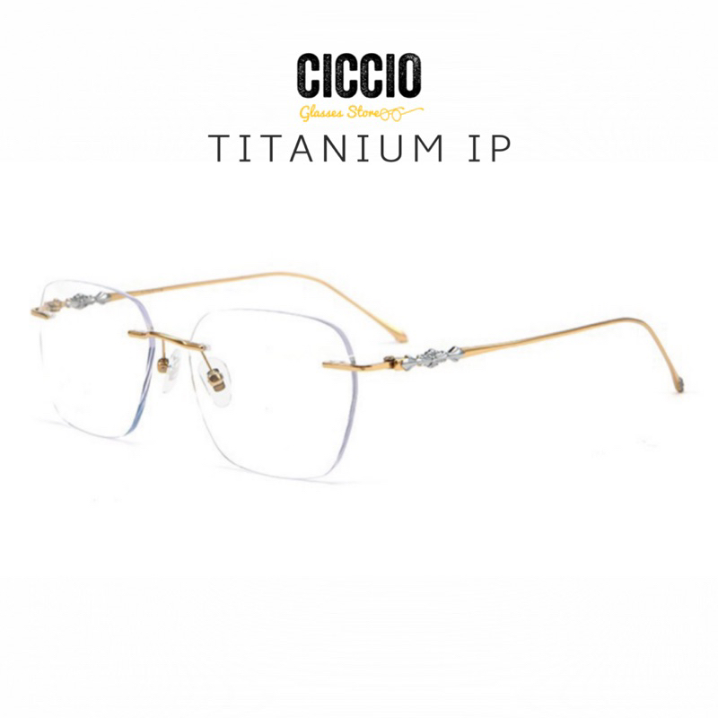 ciccio-rimless-titanium-ip-model-1910-เบา-ยืดหยุ่น-แข็งแรง