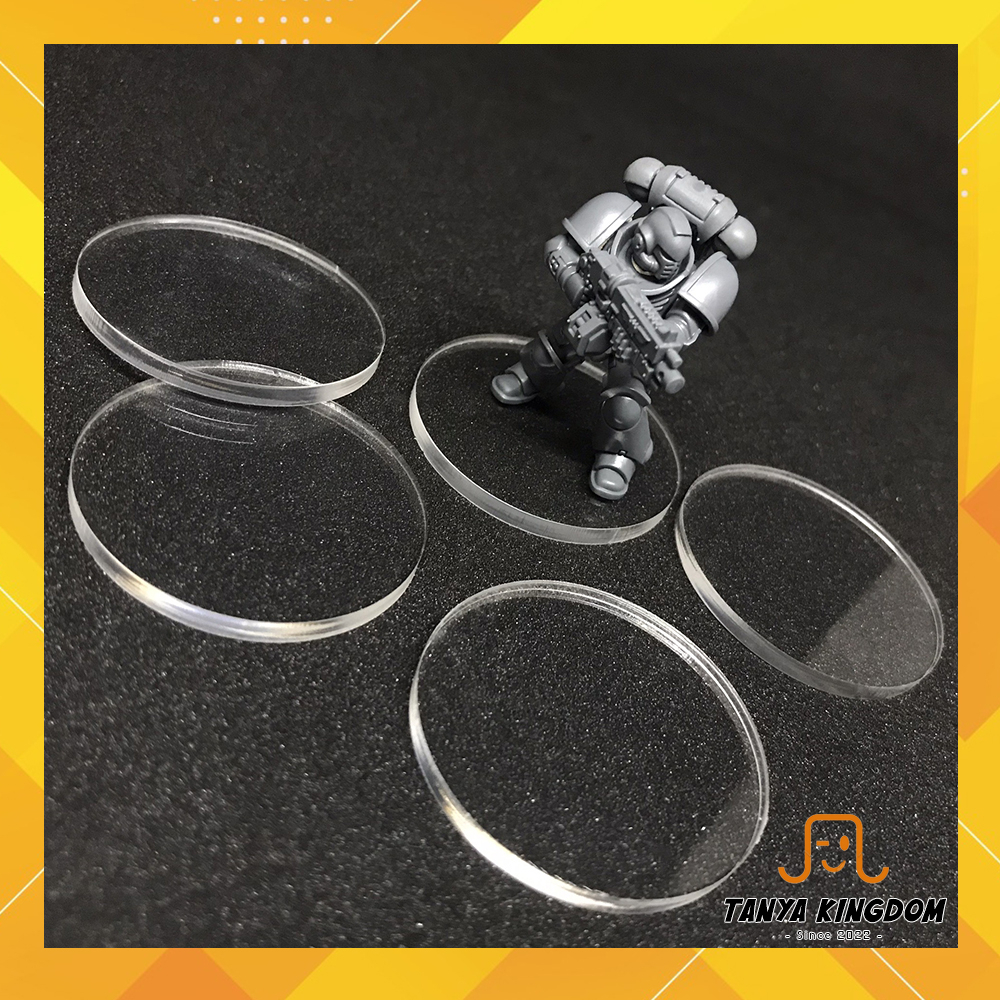 Lot 3 Socles Ronds 50mm – Warhammer 40K / Age Of Sigmar – Neufs