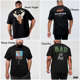 Just Say Bad ® เสื้อไซส์ใหญ่ 3XL 4XL รุ่น BS01 สีดำ (ลิขสิทธิ์แท้) เสื้อยืดคนอ้วน เสื้อคนอ้วน BS