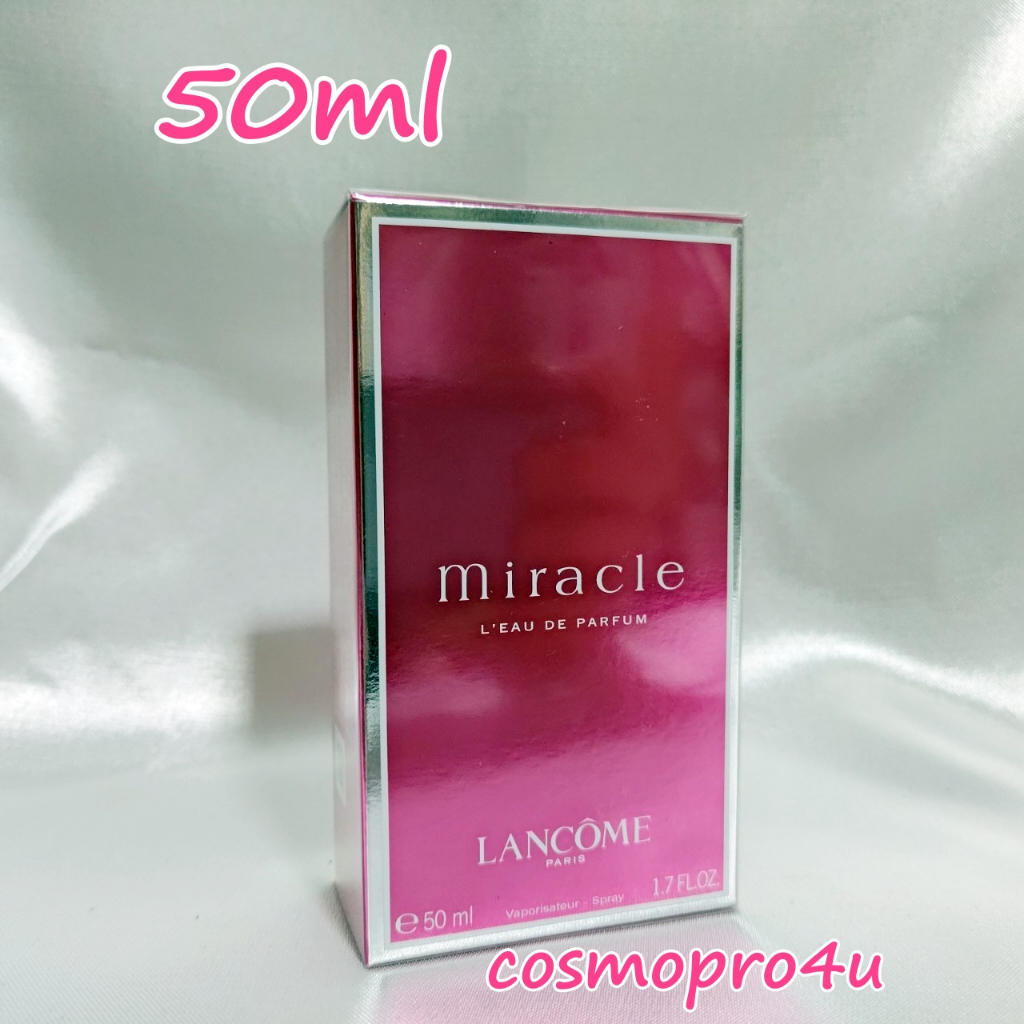 เลือกขนาด-น้ำหอม-lancome-miracle-edp-ลังโคม-มิราเคิล-ขนาดปกติ-กล่องซีล-มีฉลากไทย-ems