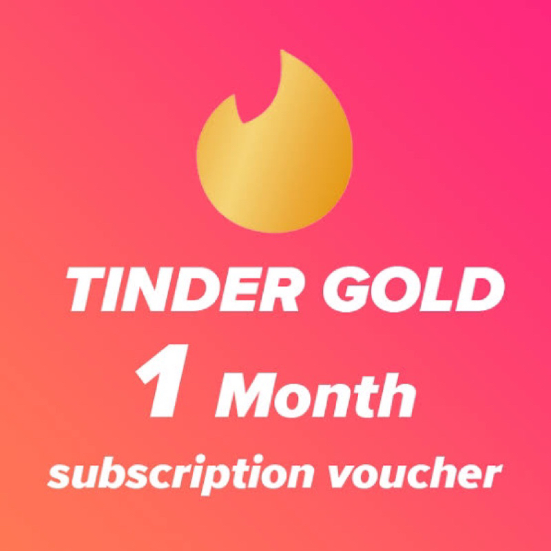 ภาพหน้าปกสินค้า(อ่านลายละเอียด  )Tinder gold 1 Month (พร้อมส่ง ) จากร้าน nn99tinder บน Shopee